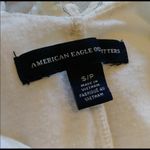 American Eagle  Ivory Lace Half Sleeve VNeck Top Photo 3