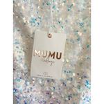 Show Me Your Mumu Eden Midi Dress in White Sparkle Sequins M NWT Photo 6