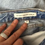 Denim Forum The Marlo High Rise Baggy Jeans in Light Wash 30L Size 29 Blue Photo 5