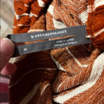 Anthropologie  Elodie Terracotta & White Stripe Off the Shoulder Top Photo 2