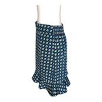 Band of The Free NWT Women’s Colette Deep Teal Diamond Print Mini Skirt Medium Black Photo 6