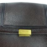 Brahmin Margo Tassel Flap Crossbody Bag Solid Chocolate Brown Photo 5