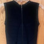 Bebe  Mesh Studded Bandage Bodycon‎ Sleeveless Mini Dress Black Size Small Photo 8