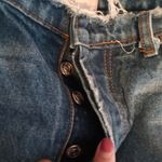 Revice Denim  with Frayed Waistband Button Fly Wide Leg Mid Rise Womens 30 Photo 6