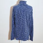 Columbia  Blue Space-Dye Fitted Half-Zip Pullover Size Large Photo 5