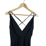 Tobi  Women’s Strappy Back Skater Mini Dress in Black Size S Photo 2