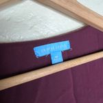 Draper James Women's Maroon Geo Floral Diamond Squareneck Top Size Medium Photo 2