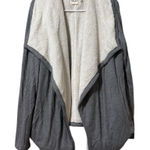 UGG  Women Size Medium Fleece Lined Open Front Cardigan Sweater Preppy Winter Photo 0