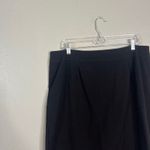 Eileen Fisher Womens Black Pencil Skirt Size XL Viscose Blend Stretch Vented Photo 2
