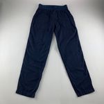 Lou & grey  Navy Poplin Canvas High Rise Pull On Surplus Pant S Photo 0