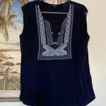 Lucky Brand embroidered cap sleeve size 1x Photo 0