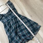 Wild Fable Target Plaid Dress check print mini flutter sleeve Blue (xsmall) cottagecore Photo 4
