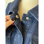 Good American  Blue The 70s Icon Cropped‎ Denim Jean Jacket Size M Photo 8