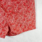 Intro Love the Fit Plus Size 24W Shorts Orange White Paisley Pull On Pocket 1518 Photo 7