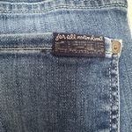 7 For All Mankind  Dark Wash Distressed‎ Lexie Straight Leg Jeans Size 27P EUC Photo 11
