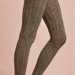 NWOT Dex Cable Knit Sweater Legging Gray Photo 3