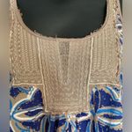 Calvin Klein Jeans Calvin Klein blue and tan tank top Photo 2