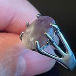 Purple amethyst S925 silver ring size 8.5 Photo 6
