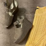 BC Footwear BC Taupe Embossed Faux Snakeskin Platforms Photo 5