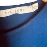 Ellison  | Navy Ruffle Long Sleeve Mini Dress Size M | EUC Photo 4