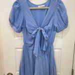 Mustard Seed Tie Front Romper Photo 1