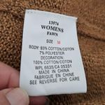 Woolrich Vintage Carmel Full Zip Cable Detail Whipstitch Accent Vest Size Medium Photo 5