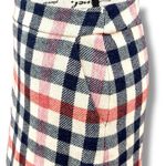 Boden Size 2 British Tweed by Mallelius Plaid Wool Mini Skirt Preppy Academia Photo 3