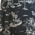 No. 21 aloha Tropical Beach Print Mini Dress Size Medium Black Photo 1