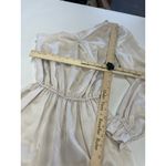 Love, Whit by Whitney Port Jumpsuit Womens 4 Ivory Jacquard One Shoulder Stretch White Photo 6