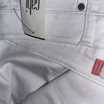 CAbi NWT  #5880 White Trouser Slight Flare Jeans In Brite White Photo 8