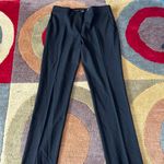 Ann Taylor Black Pleated Slim Fit Ankle Dress Pants Size 0 Photo 0