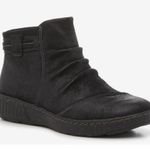Clarks | Black Suede Caroline Derby Ankle Boots Photo 0