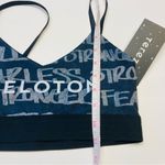 Peloton X Terez Stronger Fearless Sports Bra Unlined Pullover Size XS Black NEW Photo 10