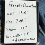 French Connection  Jeans Narrow Bootcut Womens 2 Low Rise Photo 7