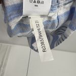 Free Assembly Size XS Shirt Dress Denim Striped Chambray Puff Sleeve V Photo 9