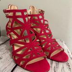 Nine West pink wedges size 7.5 EUC Photo 0