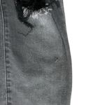 L'Agence L’Agence Womens High Line Vintage Gray Distressed Cropped Raw Hem Slim Leg Jeans Photo 8