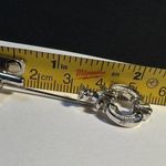 Avon Signed Silver Tone Key Brooch Lapel Stick Pin Photo 5