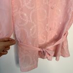 GOLDEN ROSE Vintage Top Sheer Pink Embroidered Romantic Feminine Ethereal Fairy Size undefined Photo 3