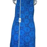 CeCe Blue Lotus Crochet Lace Dress Size 4 Photo 5