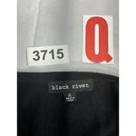 Black Rivet Womans XL Black Long Sleeve Pullover Sweater Sheer Accent Photo 2