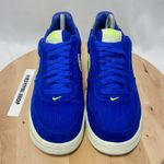 Nike  Air Force 1 Low Olivia‎ Kim No Cover Blue Corduroy Sneaker - Size 9 & 40.5 Photo 2