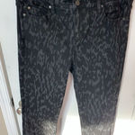Liverpool animal print black jeans size 8/29 Black Photo 0