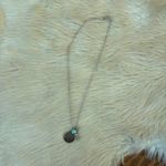 Silver and Blue Pearl Mermaid Necklace Photo 1