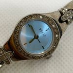 Relic  women’s silver tone quartz analog watch 18mm bracelet size 6” running Photo 2