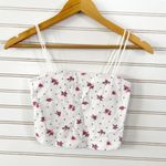 Arizona Jeans Arizona White Floral Fitted Cami Photo 0