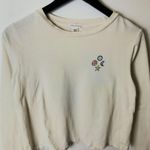 Full Tilt Sun Moon Sky Stars T Shirt Astrology Double Sided Graphic Tee Cream XS Photo 3