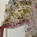 Coldwater Creek Sheer Velvet Burnout Full Zip Jacket XL Size 16 Artsy Lagenlook Photo 3