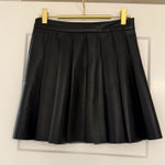 Aritzia Sunday Best Skirt Pleated Leather Vegan Photo 0