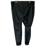 Torrid Black Pleather Vegan Leather Leggings Lace Trim Ankle Size 3 Photo 1